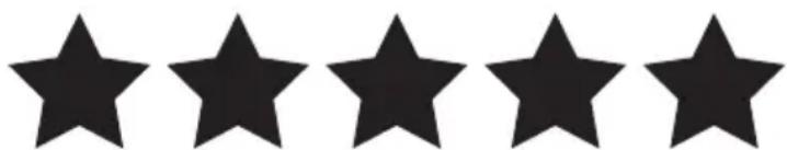 COSTWAY SP36555 - Star Rating - 1