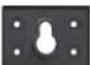 MEGASAT Sound miracle V - Mounting types of the TV bracket Mounting the TV holder - 5