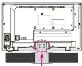 MEGASAT Sound miracle V - Mounting types of the TV bracket Mounting the TV holder - 10