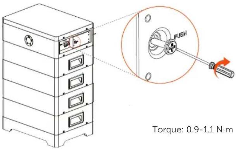 PUSH Torque: 0.9-1.1 N·m