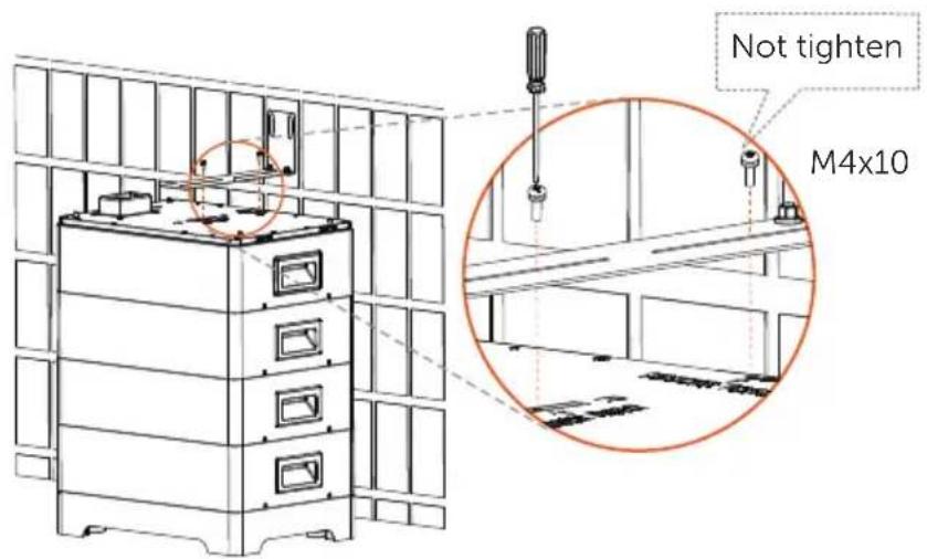 Not tighten M4x10
