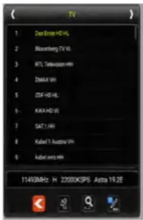 1 Des Börse HD HL 2 Bloomberg TV HL 3 RTL Television mth 4 DANA VH 5 ZOF HD HL 6 KUKA HD VL 7 SAT1 HV 8 Kabel T Austria VH 9 kabel news HV 11493MHz H 22000K3PS Astra 19.2E