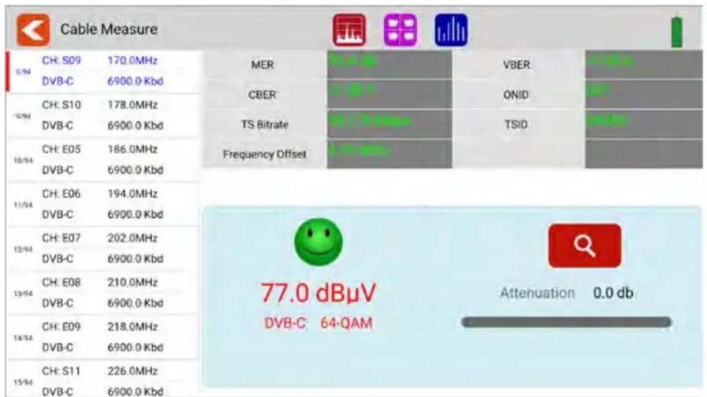 MEGASAT Satmeter HD 7 Combo - Kabel (DVB-C / -C2) - 1
