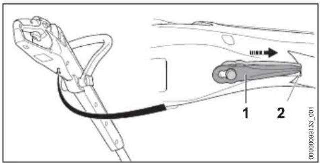 STIHL FSA 30 - Messer aufbewahren - 1
