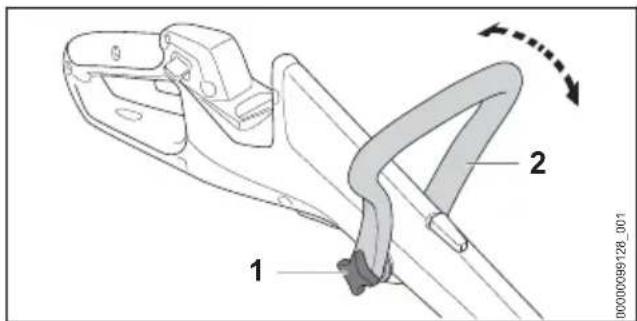 STIHL FSA 30 - Nastavení kruhové trubkové rukojeti - 1