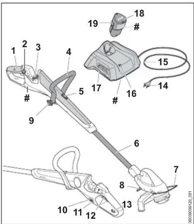 STIHL FSA 30 - Kosa mechaniczna, akumulator i ładowarka - 1