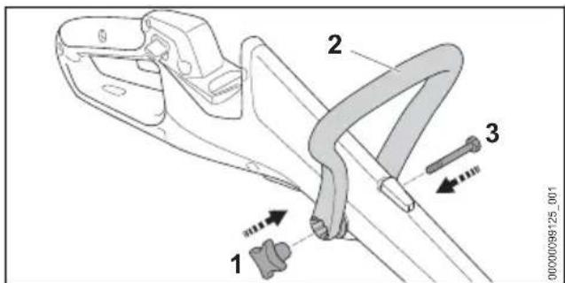 STIHL FSA 30 - Montaż uchwytu obwiednio- wego - 1