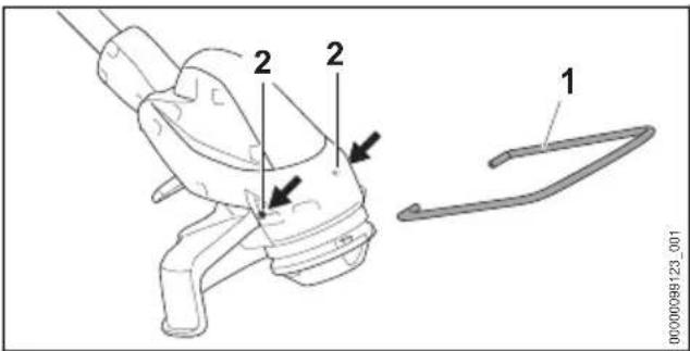 STIHL FSA 30 - Монтаж на отдалечителния елемент - 1