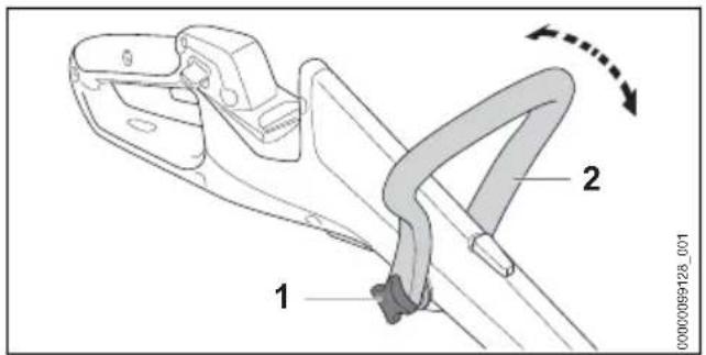 STIHL FSA 30 - Ustawić uchwyt obwiedniowy - 1