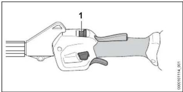 STIHL FSA 120 R - Reglarea treptei de putere - 2