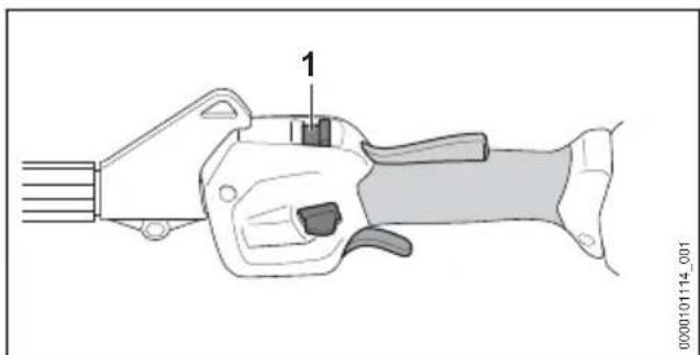 STIHL FSA 120 R - Nastavení výkonnostního stupně - 2
