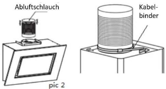 Abluftschlauch pic 2 Kabel- binder