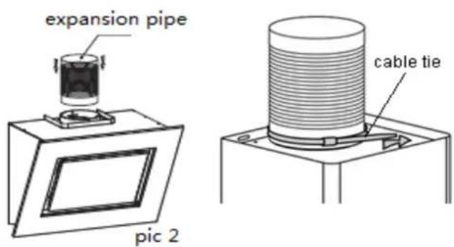 expansion pipe pic 2 cable tie