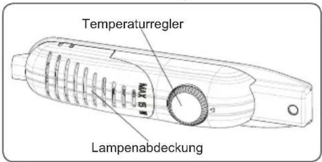 Temperaturregler Lampenabdeckung