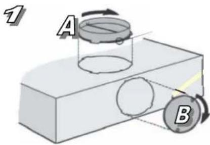 1 A B