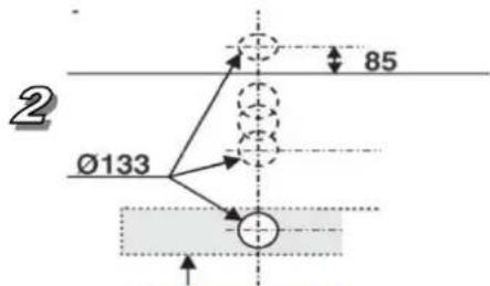 2 Ø133 85
