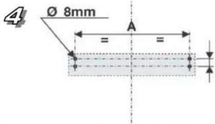 Ø 8mm A = =