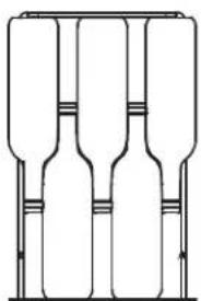 XO XOU30BWDDGBS - Shelf capacities - 1