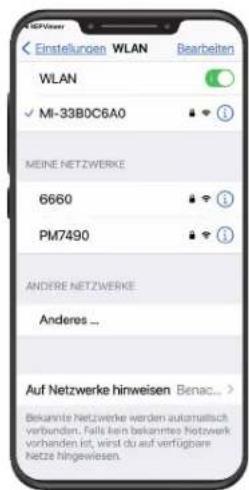WLAN ✓ MI-33B0C6A0 MEINE NETZWERKE 6660 PM7490 ANDERE NETZWERKE Anderes ... Auf Netzwerke hinweisen Benac...>