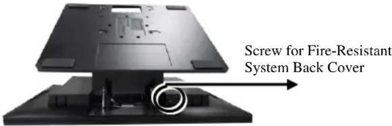 Screw for Fire-Resistant System Back Cover