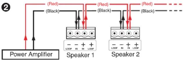 Extron SF 3C LP - Wiring Multiple Speakers in Parallel - 1