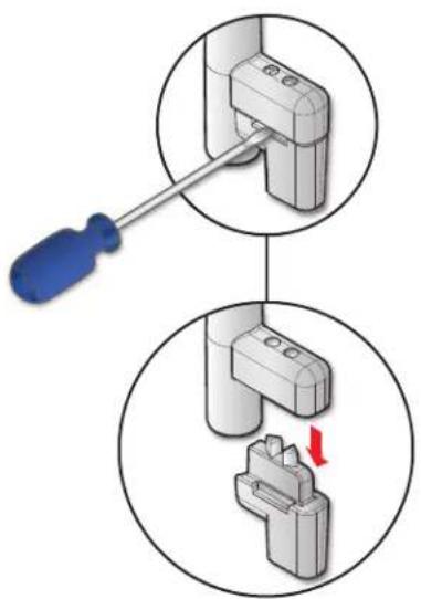 Extron SF 3C LP - Configure the cable conduit access plate and captive screw connector. - 1
