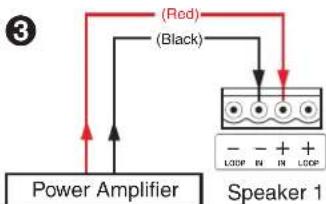 Extron SF 3C LP - Wiring Multiple Speakers in Parallel - 2