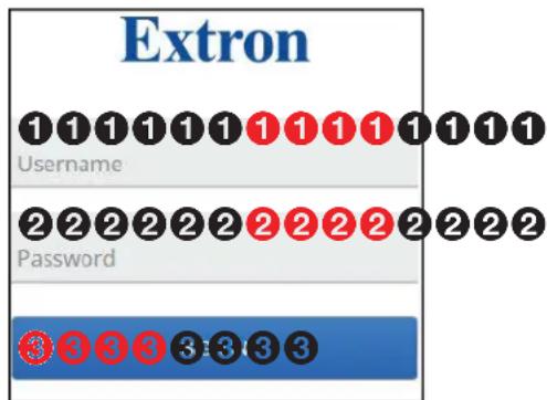Extron 1 1 1 1 1 1 1 1 1 1 1 1 Username 2 2 2 2 2 2 2 2 2 2 2 2 2 Password 3 3 3 3 3 3 3