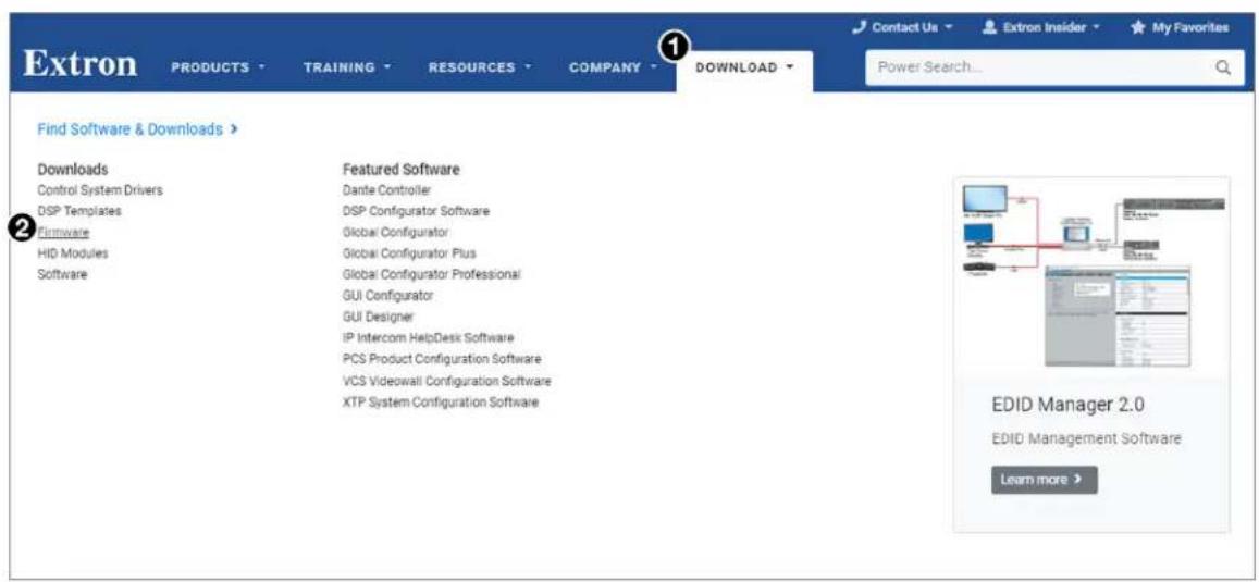 Extron PRODUCTS TRAINING RESOURCES COMPANY DOWNLOAD Find Software & Downloads > Downloads Control System Drivers DSP Templates Firmware HID Modules Software Featured Software Dante Controller DSP Configurator Software Global Configurator Global Configurator Plus Global Configurator Professional GUI Configurator GUI Designer IP Intercom HelpDesk Software PCS Product Configuration Software VCS Videowall Configuration Software XTP System Configuration Software EDID Manager 2.0 EDID Management Software Learn more >