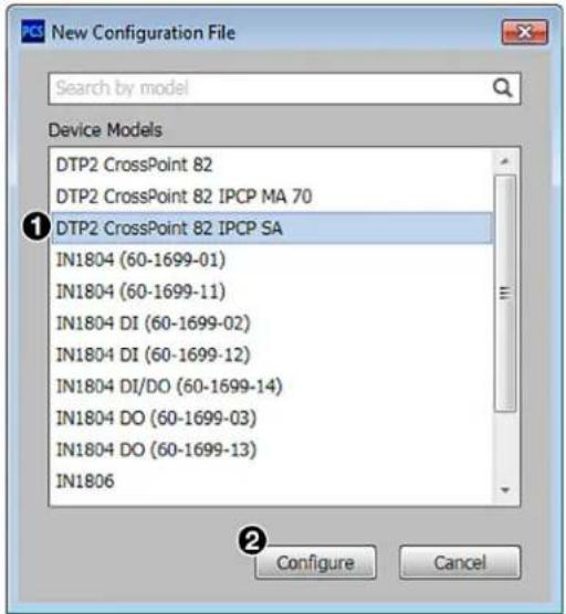 PC3 New Configuration File Search by model Device Models DTP2 CrossPoint 82 DTP2 CrossPoint 82 IPCP MA 70 DTP2 CrossPoint 82 IPCP SA IN1804 (60-1699-01) IN1804 (60-1699-11) IN1804 DI (60-1699-02) IN1804 DI (60-1699-12) IN1804 DI/DO (60-1699-14) IN1804 DO (60-1699-03) IN1804 DO (60-1699-13) IN1806 Configure Cancel