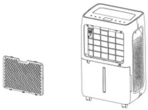 Jocel JDE002167 - CLEANING THE AIR FILTER (every two weeks) - 1