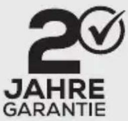 2 JAHRE GARANTIE