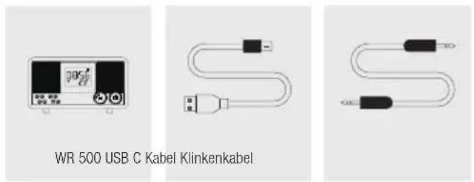 WR 500 USB C Kabel Klinkenkabel