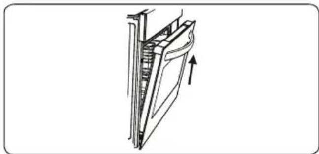 Nabo EBO 7595 - Removal of the Oven Door - 3