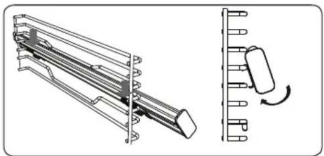 Nabo EBO 7595 - Telescopic rails - 2