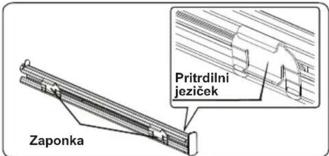 Zaponka Pritrdilni jeziček