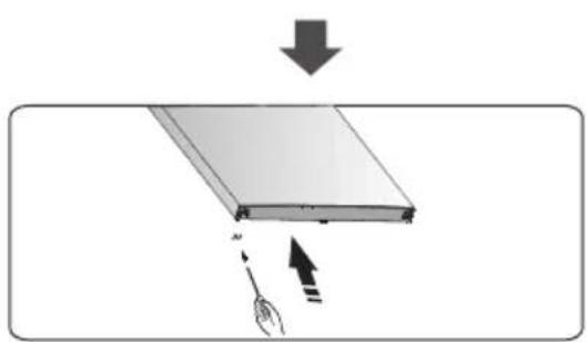 Nabo GS 1671 - Reversing the door - 12