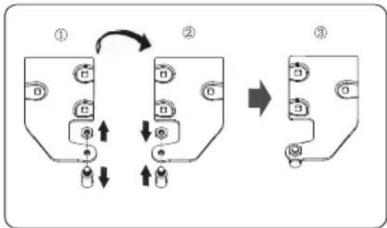 Nabo GS 1671 - Reversing the door - 9