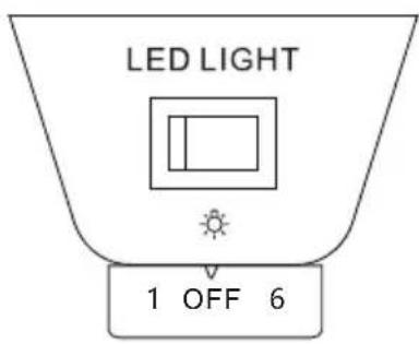LED LIGHT 1 OFF 6
