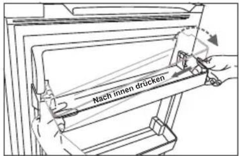Nach innen drücken