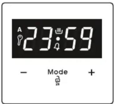 A 23:59 - Mode +