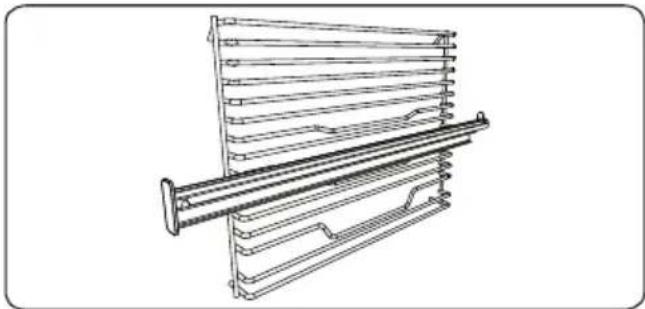 Nabo HS 4063 - The Wire Rack with Easyfix Half Telescopic Rail - 1