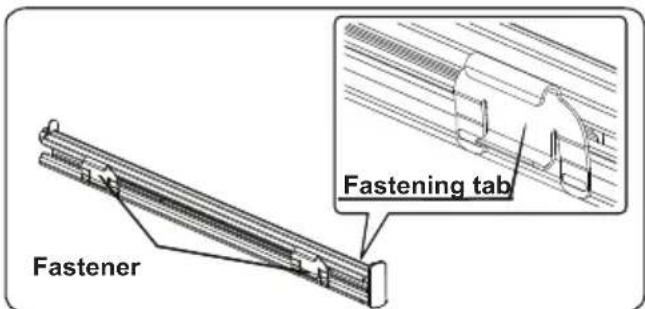Fastener Fastening tab