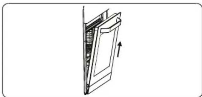 Nabo HS 5100 - Ausbauen der Backofentür - 3