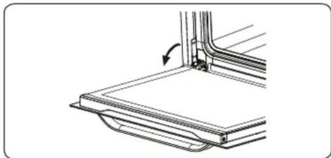 Nabo HS 5100 - Ausbauen der Backofentür - 1