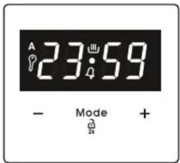 A 23:59 - Mode +