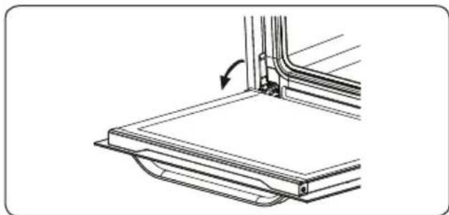 Nabo HS 5100 - Removal of the Oven Door - 1