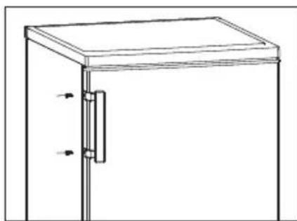 Nabo KT 1457 - Installing the door handle - 2