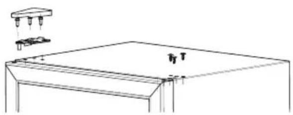 Nabo FK 9160 - Öffnungsseite der Getränkekühlertür umkehren - 5