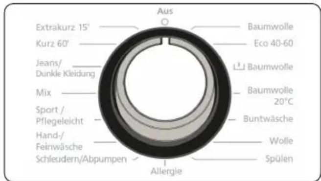 Aus Extrakurz 15° Kurz 60° Jeans/ Dunkle Kleidung Mix Sport / Pflegeleicht Hand-/Feinwäsche Schleudern/Abpumpen Allergie Baumwolle Eco 40-60 Lü Baumwolle Baumwolle 20°C Buntwäsche Wolle Spülen